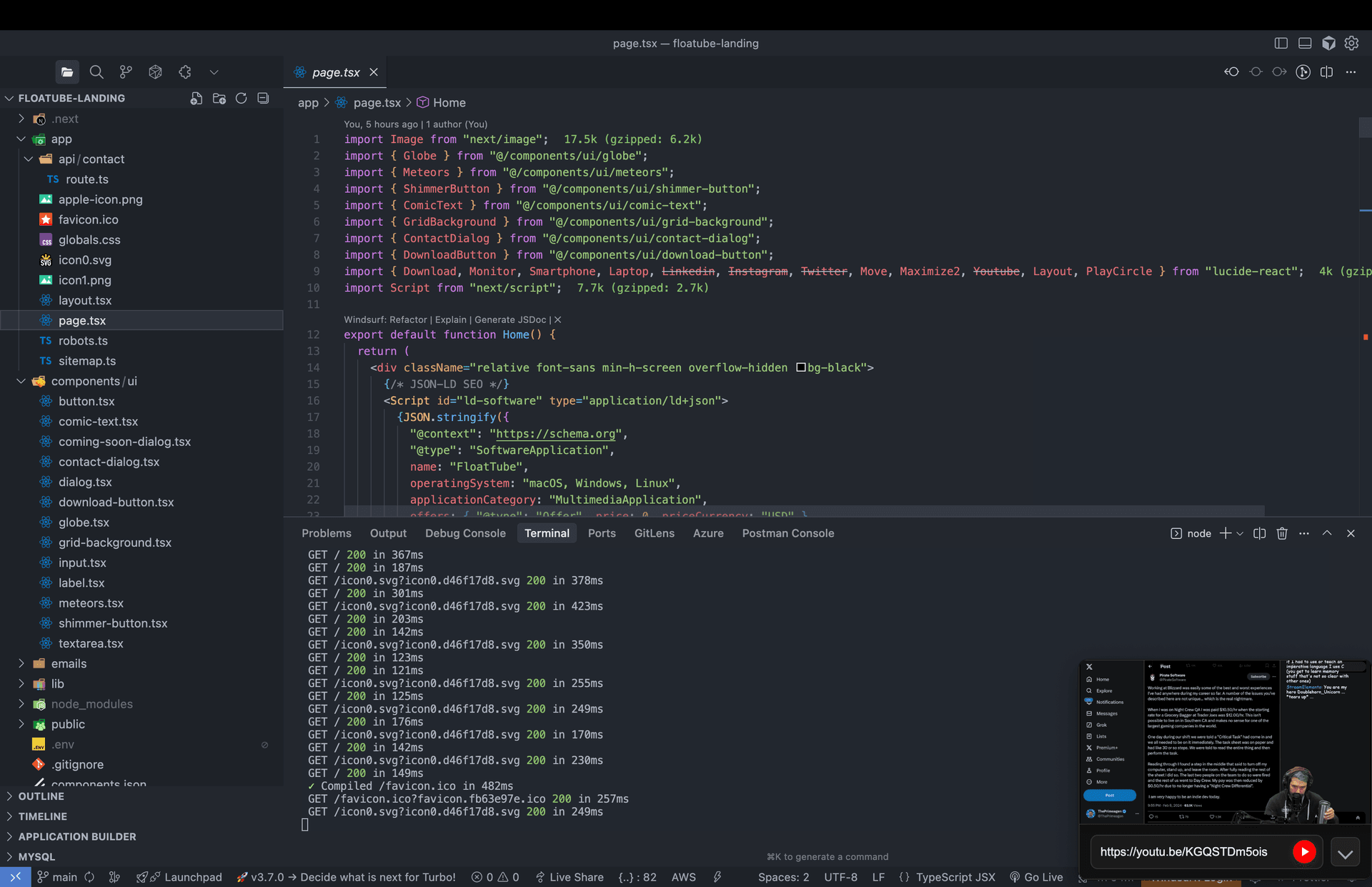 FloatTube App Screenshot